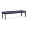 Lesro Lenox Steel 3 Seat Bench, Denim (Blue) Seat, Denim Back, 67 W 21 L 18.5 H, Linette Vinyl Seat LS3001 - alternate 3